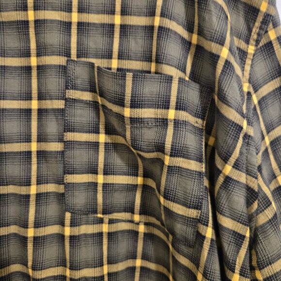 Free Assembly Men’s 3XL Plaid Button Down Shirt Casual Long Sleeve Top Shacket - Picture 4 of 7